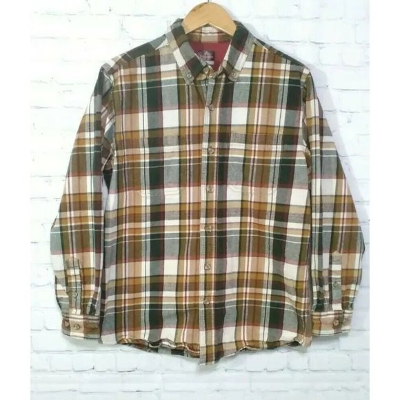 ridgecut Shirts Ridgecut Toughwear Button Down Plaid Flannel Mens